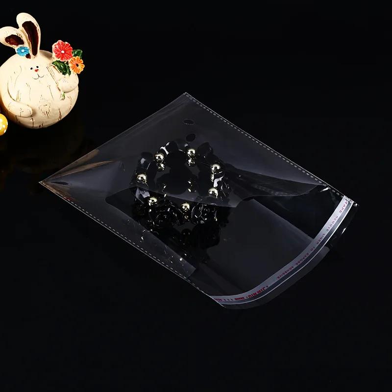 100 шт многоразовый прозрачный самоклеящийся целофановый пакет