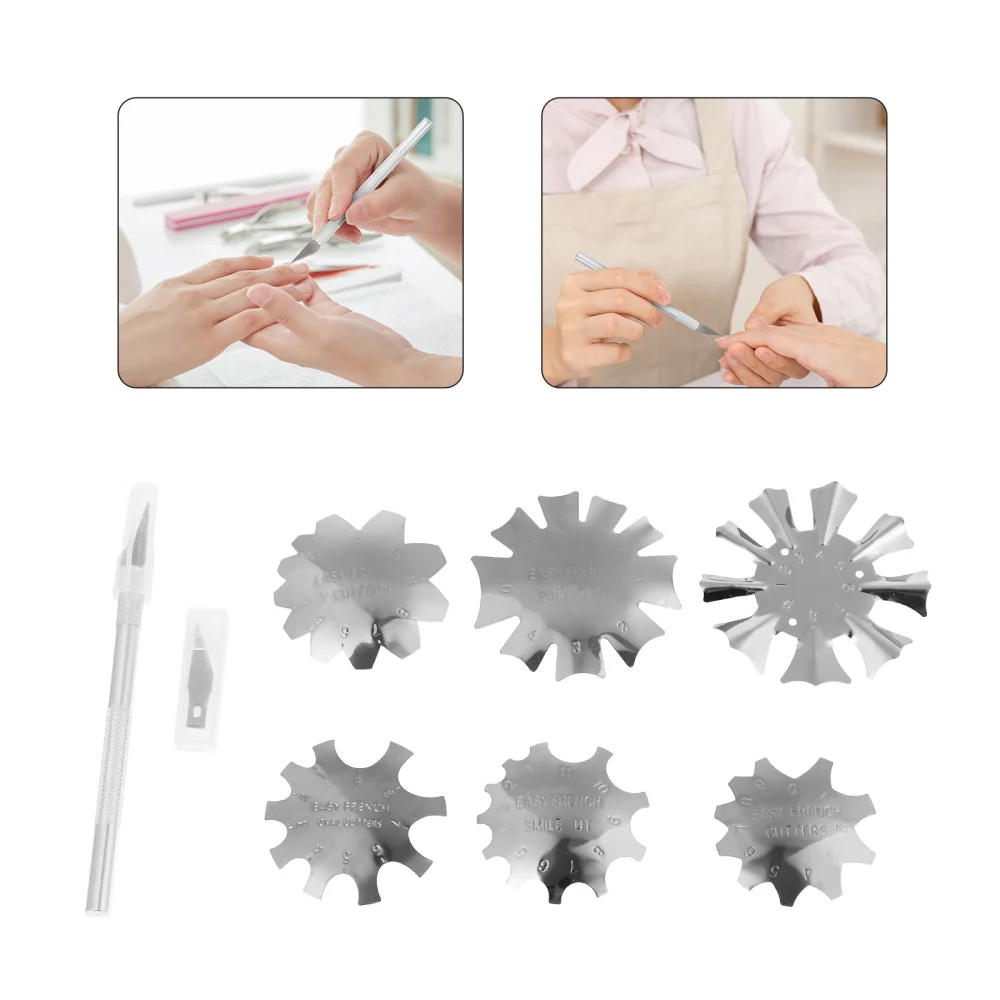 

1 Set Durable Nail Art Making Practical Nail Art DIY Tool French Nail Trimmer
