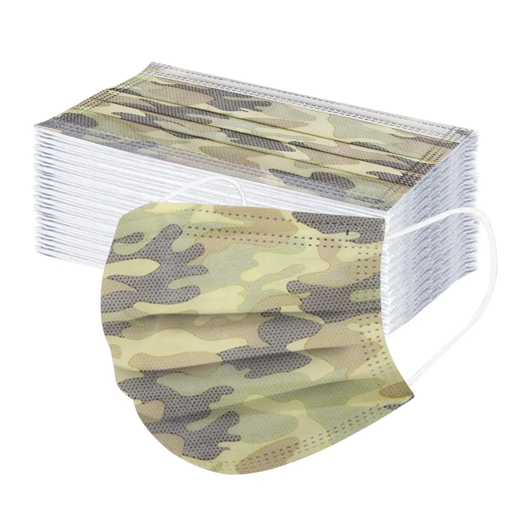 Маска детская Одноразовая 3 слоя из нетканого материала для защиты от бактерий