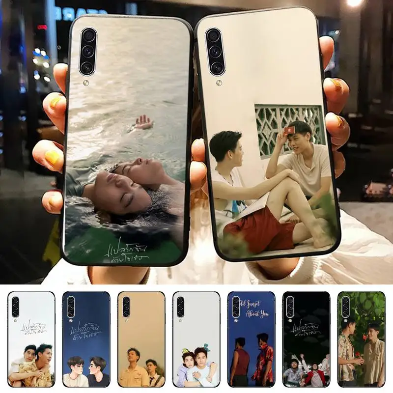 

I Told Sunset About You movie Phone Case For Samsung galaxy A S note 10 7 8 9 20 30 31 40 50 51 70 71 21 s ultra plus