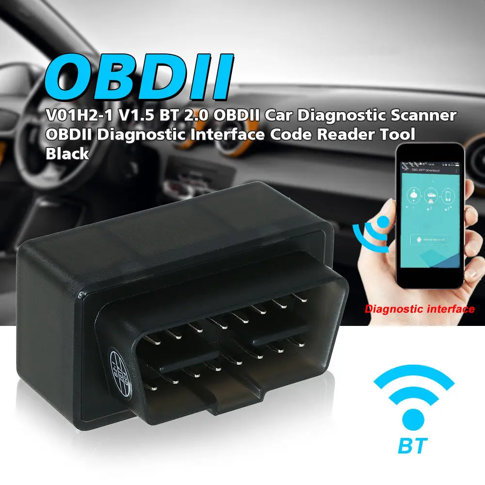 Новый V01H2-1 Авто неисправностей автомобиля диагностический сканер Bluetooth 2 0