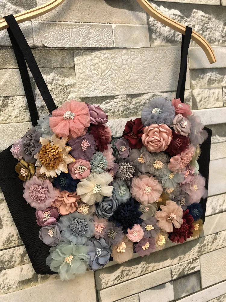 Жилет с завышенной талией и 3D вышивкой мягкая разноцветная кофта блестками