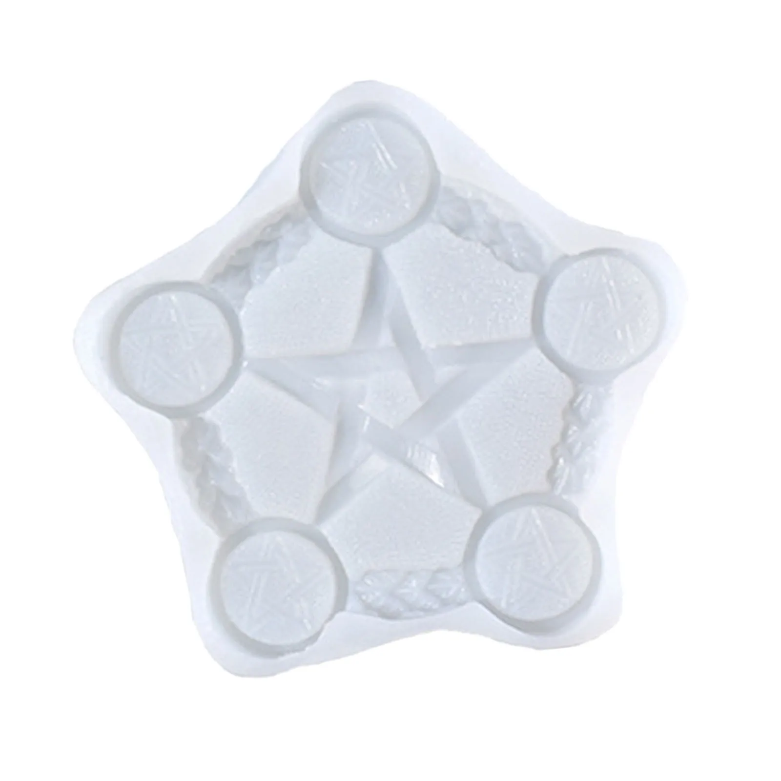 

Star Epoxy Resin Mold Handmade Pentagram Altar Mould Craft Tool Kids Adults
