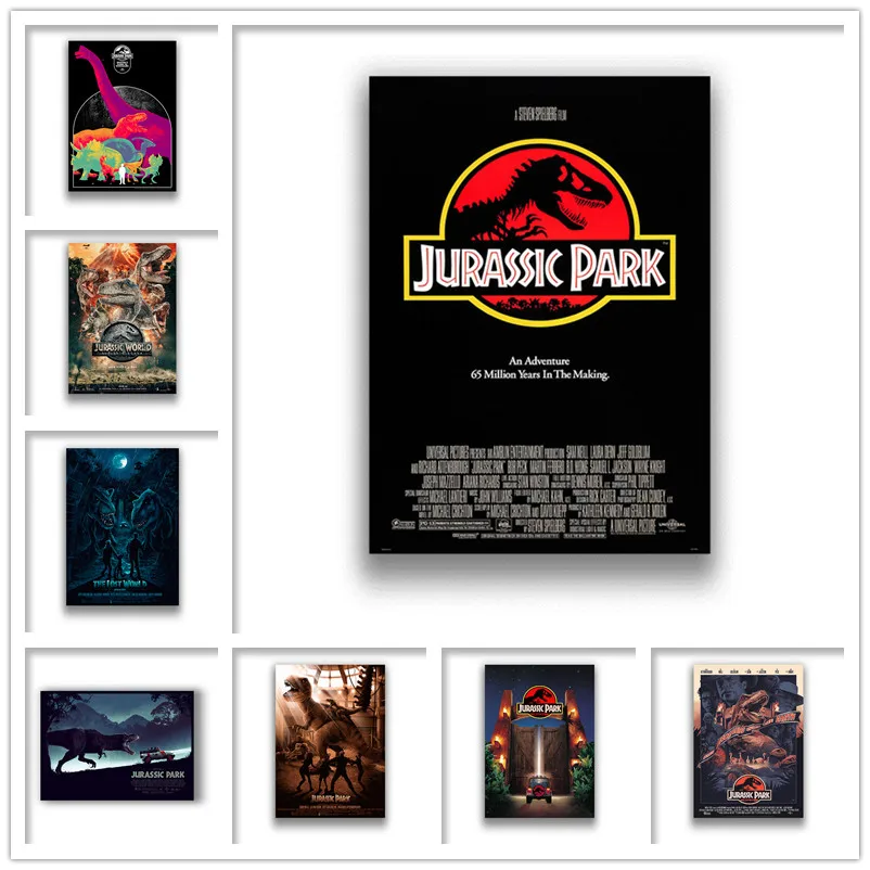 Бумага с белым покрытием для парка Юрского периода печать четкое изображение