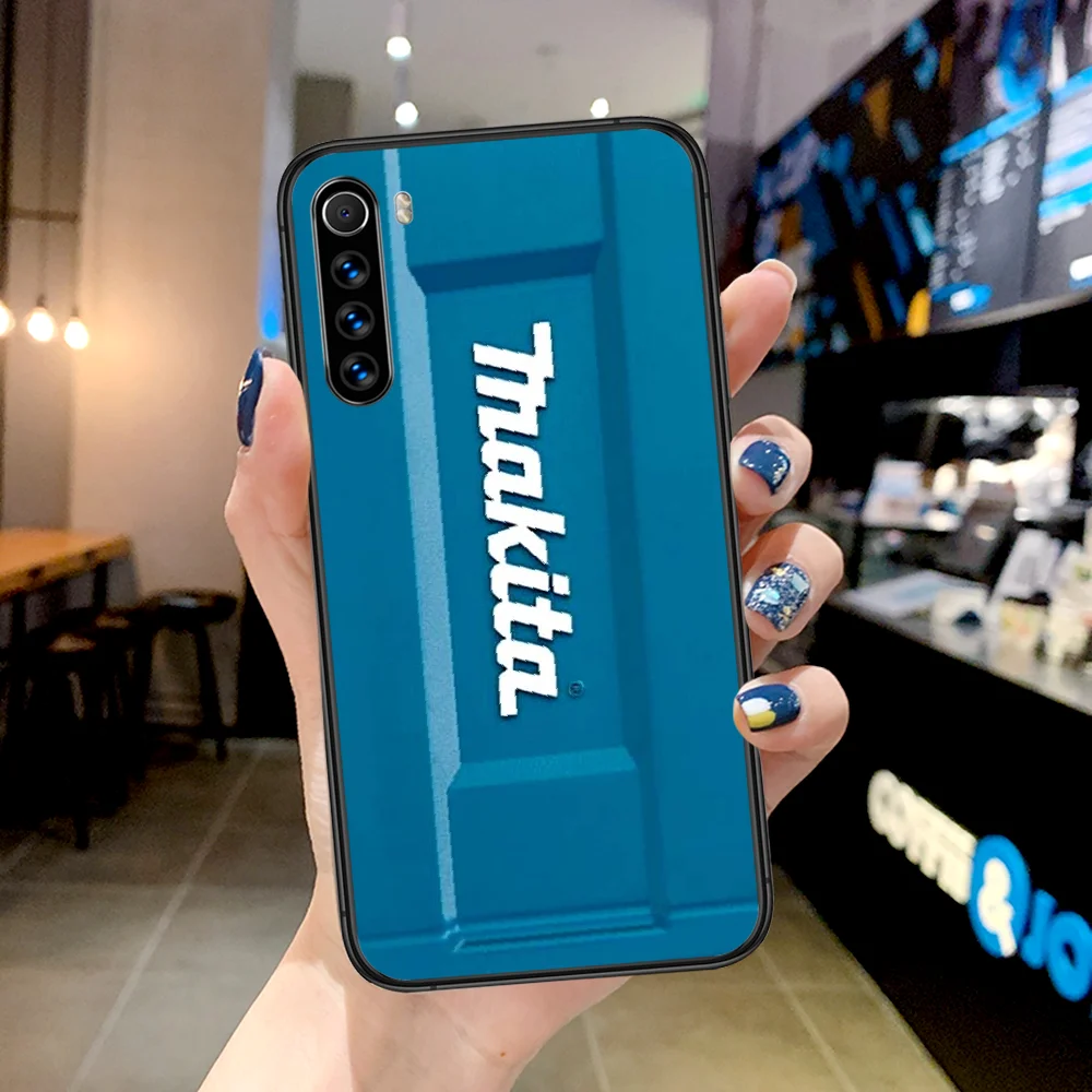 

Makita Toolbox Phone Case For Xiaomi Redmi Note 7 8 8T 9 9S 4X 7 7A 9A K30 Pro Ultra black Cover 3D Prime Tpu Coque Silicone