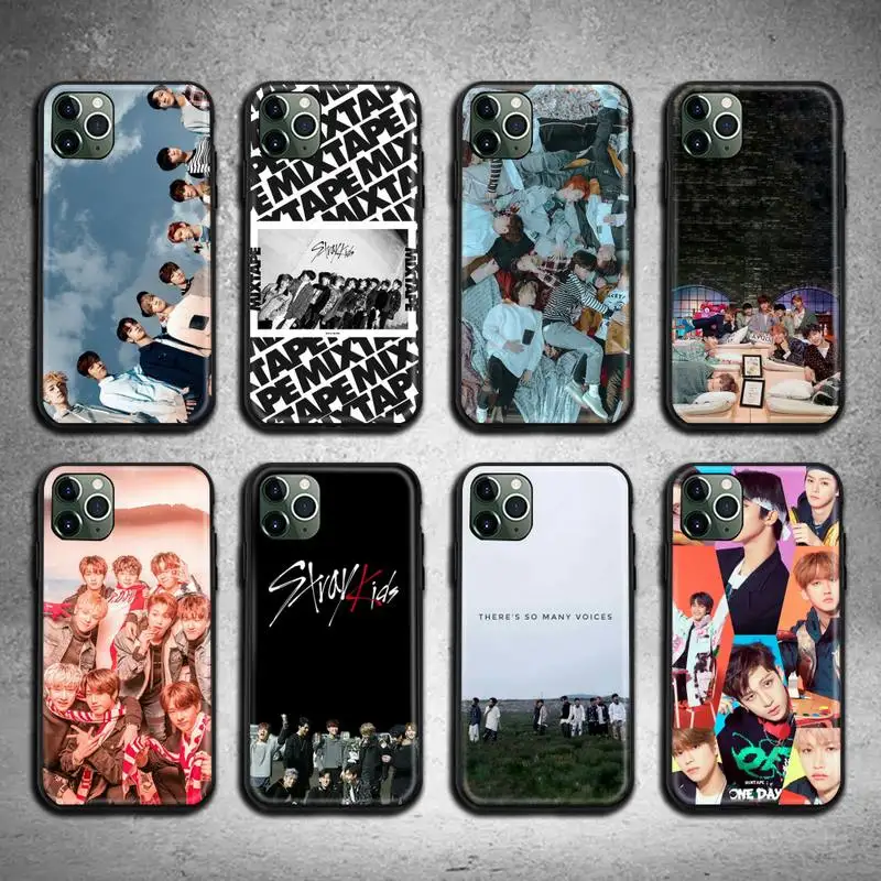 

KPOP Stray Kids Phone Case for iphone 12 pro max 11 pro XS MAX 8 7 6 6S Plus X 5S SE 2020 XR case