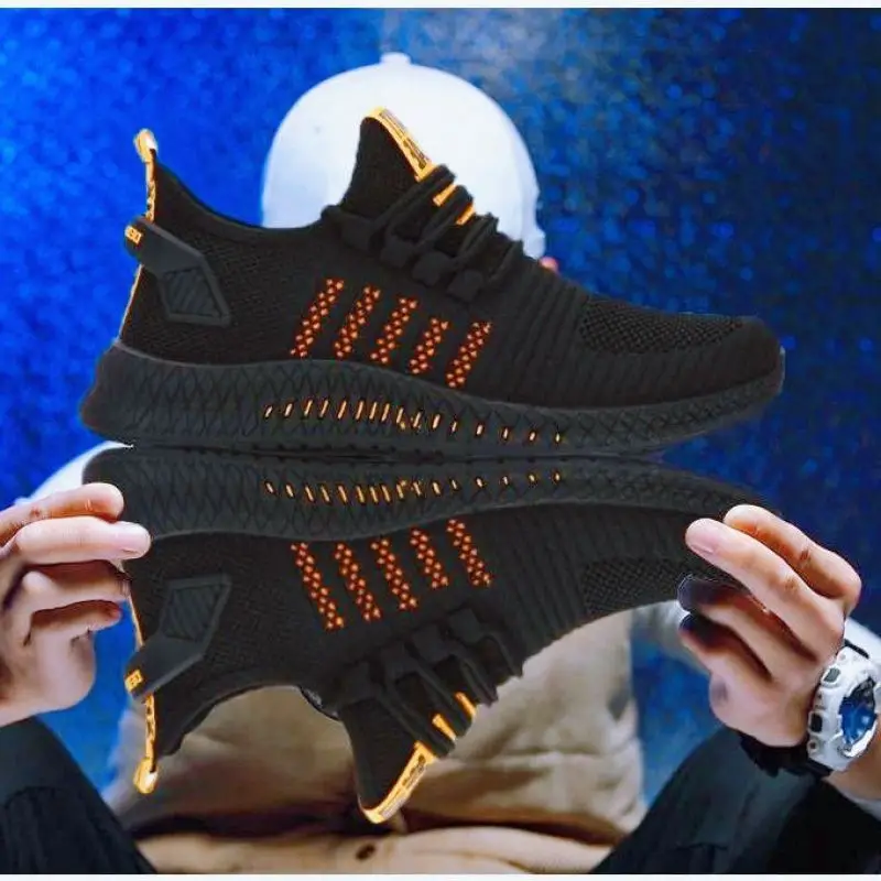 Кроссовки мужские сетчатые на шнуровке с высоким берцем | Обувь