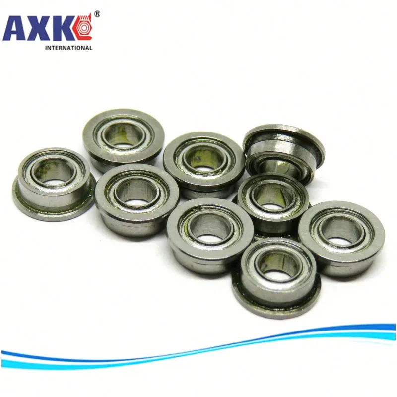 

20pcs High quality ABEC-3 Z2V1 F63801 12*21*7 flange bearing Thin wall deep groove ball bearings F63801ZZ 12*21*23*7*1.5 mm