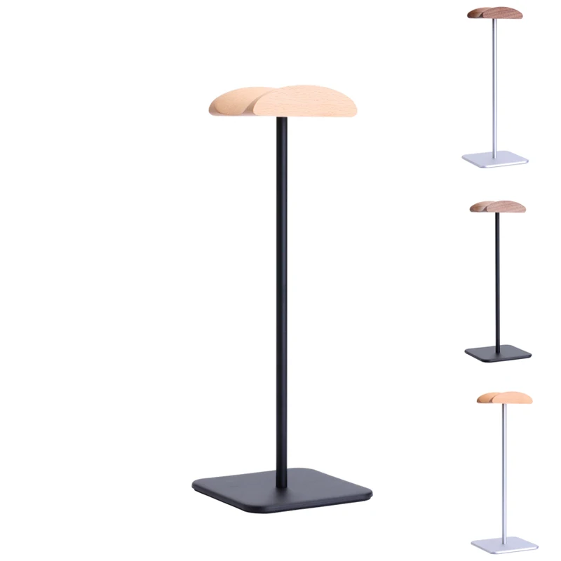 

Wood Headphone Stand Desktop Headset Holder Aluminum Supporting Bar for All Over-Ear On-Ear Headphones