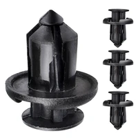 fender car clips 100pcs black nylon rivet fastener retainer screw for honda accessories plastic practical useful