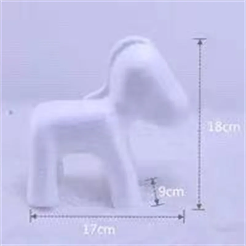 Горячая распродажа 18 см 25 33 пенопластовый Единорог лезвие неувядающий цветок