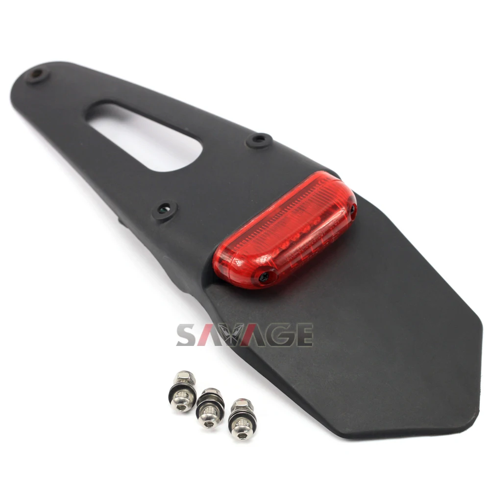 Мотоцикл Байк заднее крыло расширение пластины светодиодные задние фонари для KTM
