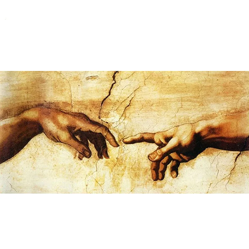 Рамка Картина по номерам картина из м/ф Сотворение Адама Микеланджело Акриловая