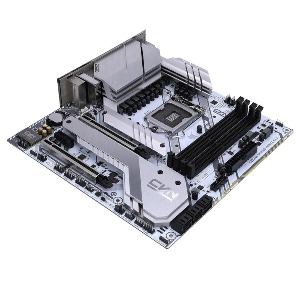 Bestellen Bunte Motherboard CVN Z590M GAMING GEFRORENE V20 M.2 SSD PCI-E X16x4 128GB DDR4 Spiel Gaming Motherboard Für 11600K/11700K/11900K
