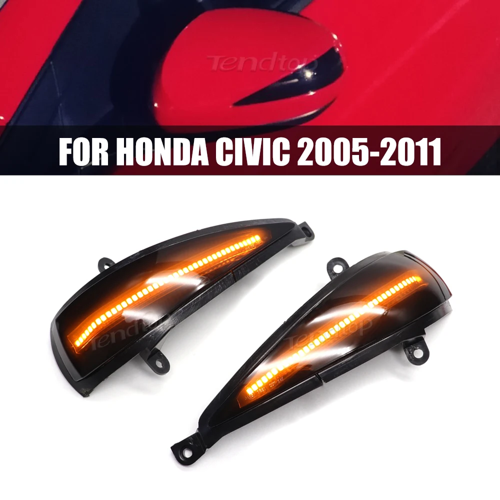 Для Honda Civic 2006-2011 хэтчбек 3D 5D Type-S Type-R Автомобильный светодиодный динамический
