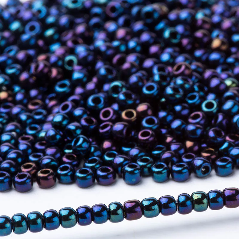 

Taidian Toho Round Seed Beads 11/0 #557 Galvanized Starlight For Native Bead Work 2mm Each Color 5g/10g/set