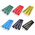 Вышитая цепочка для женщин и мужчин, вышитая цепочка, 5 цветов, запуск ключей и удаление перед полетом