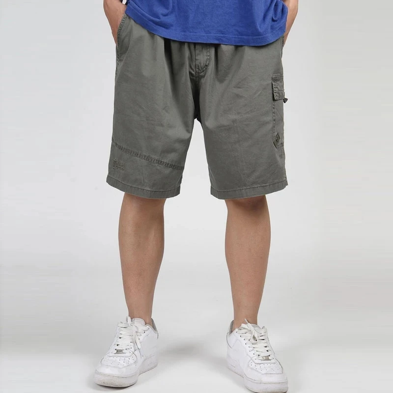 

Men Shorts Summer Big Cargo Plus Size Shorts Casual Military Male Homme Cotton Baggy Loose Pocket Shorts Big Size 4XL 5XL 6XL