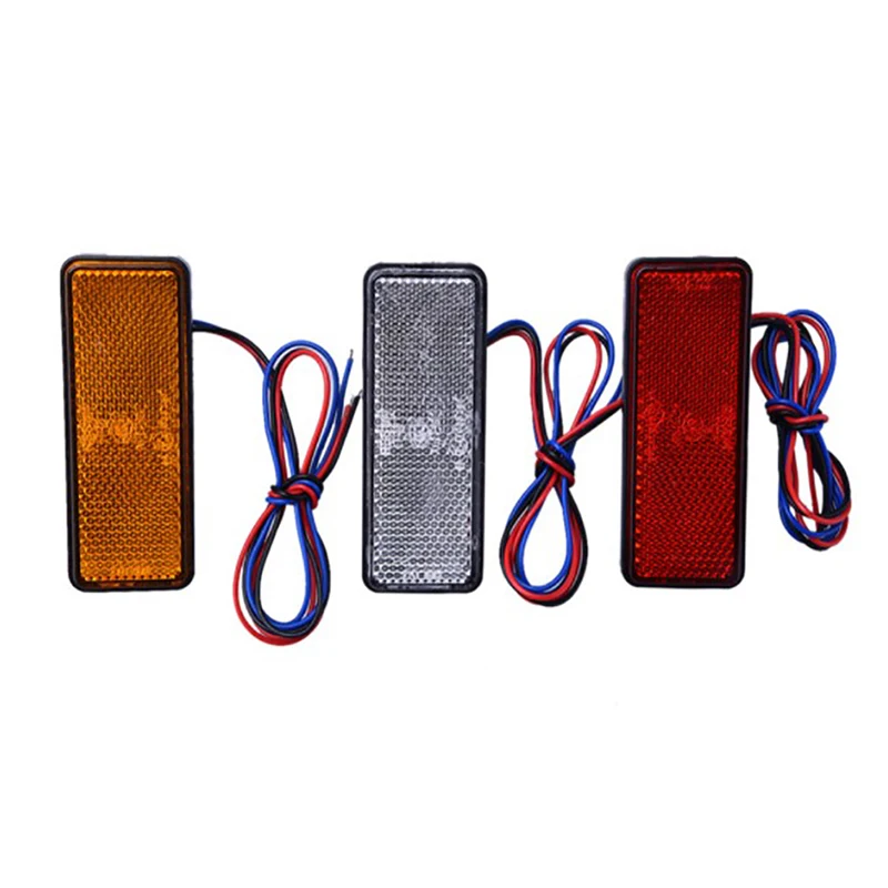 

Universal Motorcycle Bike LED Stop Brake License Plate Rear Tail Light Smoke Len