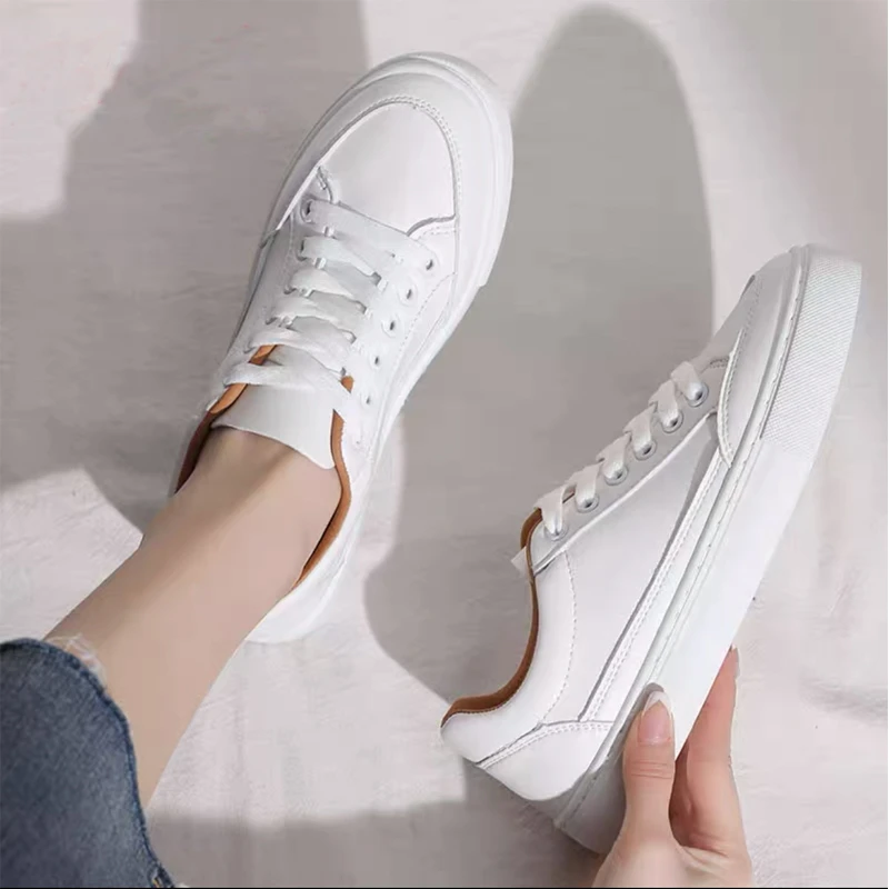 

Women Sneakers Fashion Woman's Shoes Spring Trend Casual Sport Shoes For Women New Comfort White Vulcanized Platform Shoes