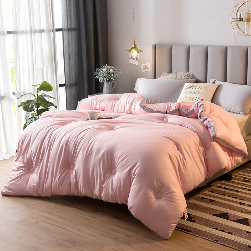 

4D роскошное пуховое одеяло для дома и отеля, очень теплое зимнее толстое одеяло/мягкое стеганое одеяло супер королевского размера