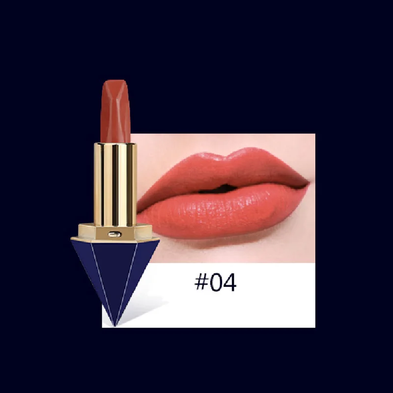 Водостойкая Алмазная брендовая Косметика красная матовая помада для губ