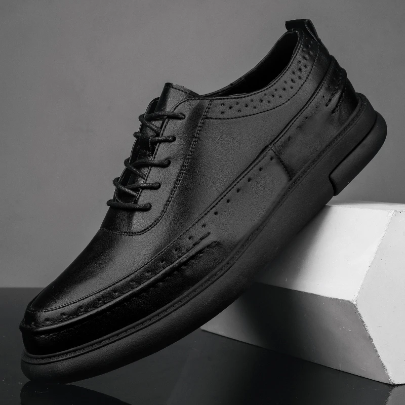 Дизайнерские кроссовки для мужчин Цвет черный белый Молодежная модная мужская