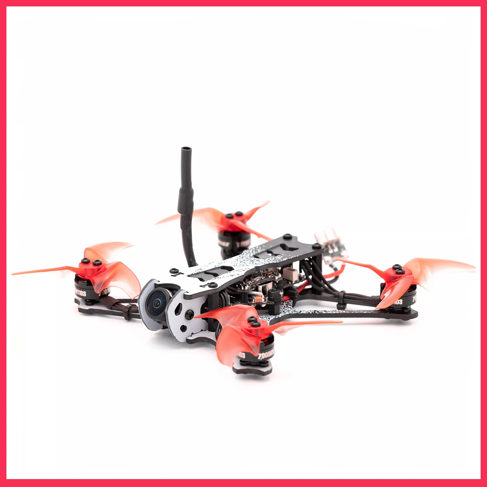 

Emax Tinyhawk II Freestyle RTF FPV Racing Drone Kit RunCam Nano2 37CH 25/100/200mW VTX 2S-FrSky Quadcopters With Goggl