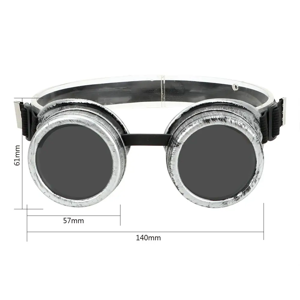 

Adjustable Retro Steampunk Glasses Protective Gears Welding Punk Gothic Sunglasses Sun Glasses Car Auto Accessories