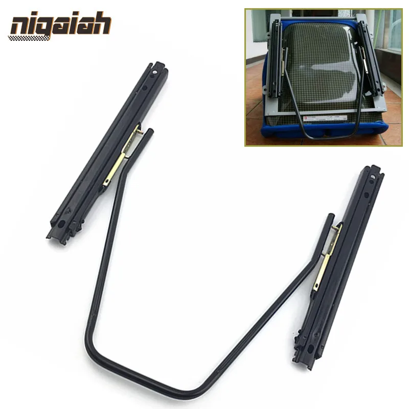 Universal Car Styling Auto Parts Iron Stainless High Strength Seat Adjustable Dual Rails Sliders Replace