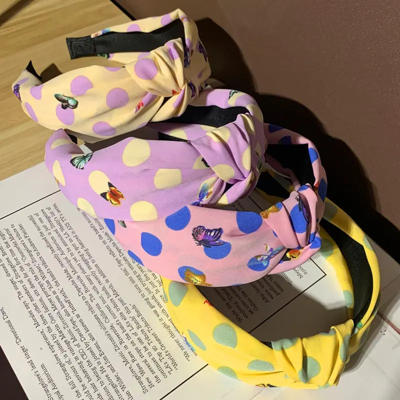 

Fashion Cross Hairband Solid Color Vintage Headband For Women Lady 2020 Designer Wide Plastic Hair Hoop Bezel Hair Accessories