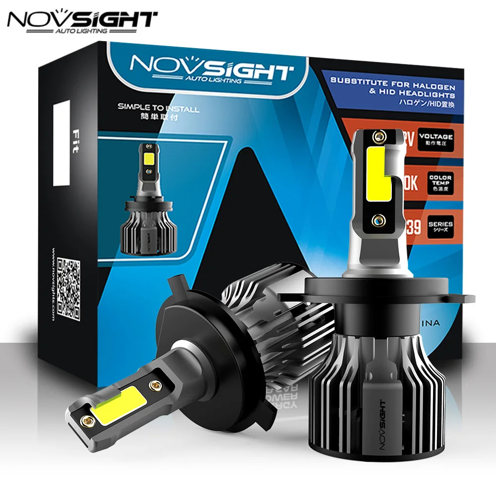 

NOVSIGHT H11 6000K 72 Вт 9005 лм 2 шт. H4 H7 H1 H13 9006 9004 9007 H3 9012 881 противотумансветильник фары Сменные лампы передсветильник светодиодные автомобильные ламп...