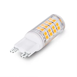 Без мерцания G9 светодиодный светильник AC85-265V 5 Вт SMD2835 Светодиодный точечный светильник с высоким люменом PC керамическая лампочка Заменяет 40 Вт галогенный светильник для люстры - Испускаемый цвет: type A