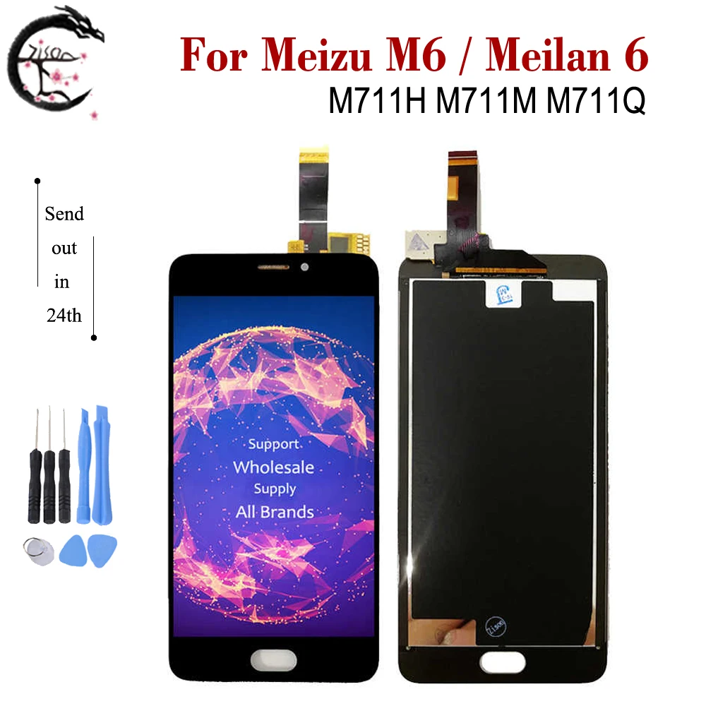 ЖК дисплей 5 2 дюйма для Meizu M6 M 6 кодирующий преобразователь сенсорного экрана в