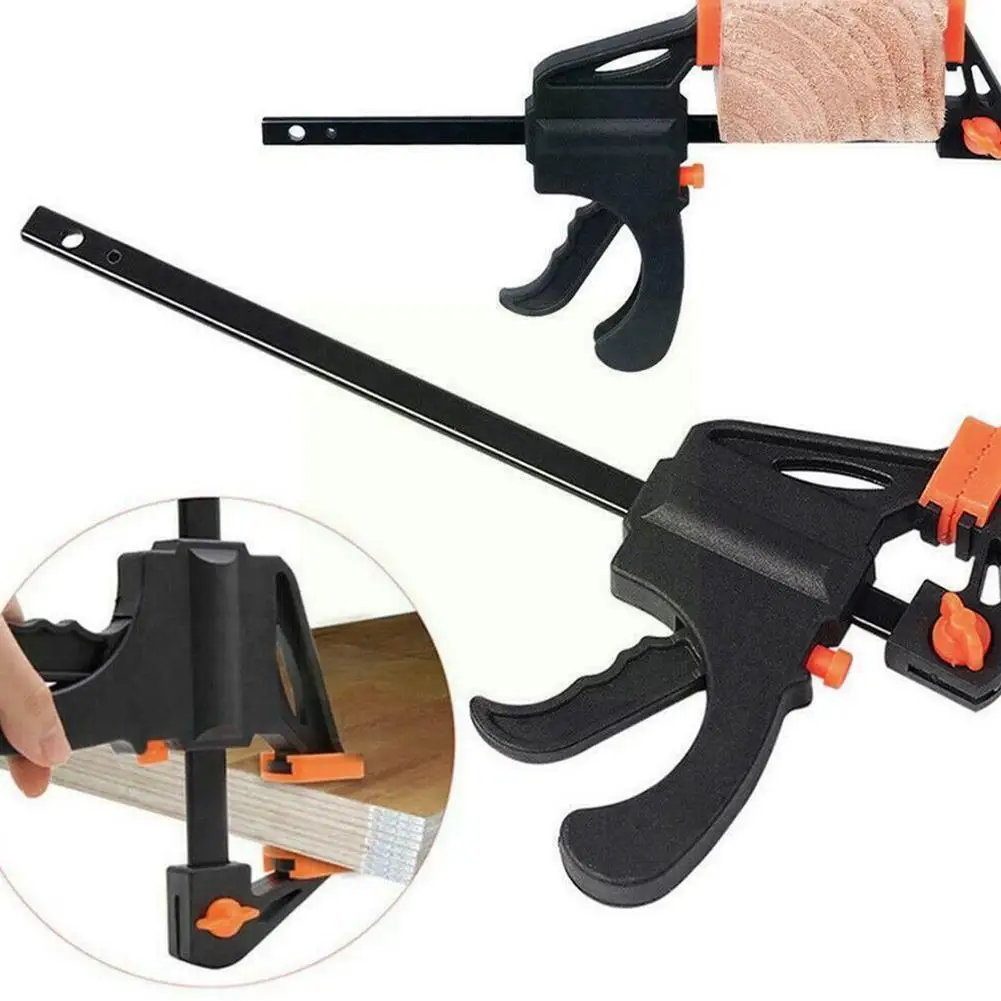 

4-inch Woodworking Clamp Work Bar Clamp Clip F Clamp For Woodworking Craft Tools Mini Handmade Clutch Gadget DIY Spreader A2B7