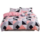 ROMANZO 3 шт.компл. Nordic Стиль Постельное белье набор для ухода за кожей Размеры высококачественные одеяла кровать Queen геометрический узор Стёганое одеяло набор