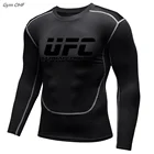 футболка мужская футболка Футболка для ММА, Мужская футболка с рашгардом, женская футболка с длинным рукавом, спортивная одежда для спортзала, фитнеса, Муай Тай, бокса, Мужская футболка для бокса