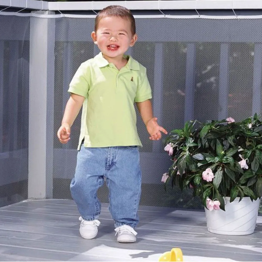 Безопасная сетка для лестницы маленький Защитный Сетчатый держатель балкона