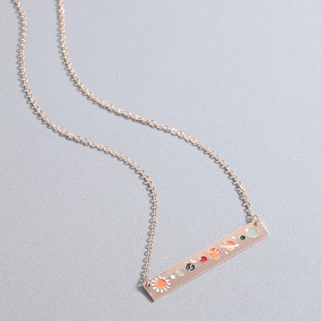 Чокер Chandler женский астрономический цепь с кулоном в виде фазы лунной Луны