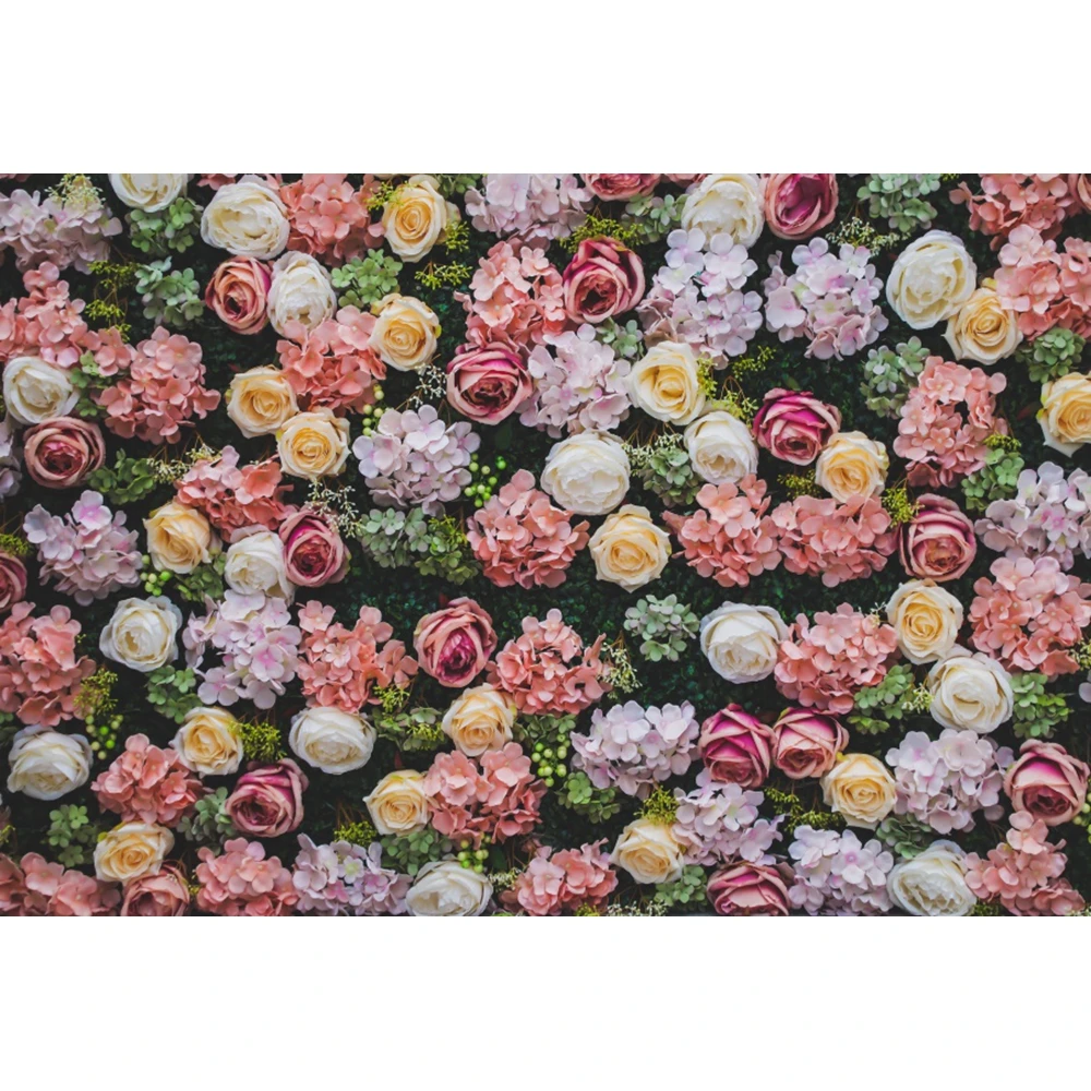 

Yeele Wedding Decor Photophone White Flowers Wall Party Photography Backdrops Custom Photographic Backgrounds For Photo Studio