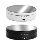 Электрический поворотный дисплей-зеркало с 3 скоростями, вращающийся на 360 градусов, держатель для ювелирных изделий, аккумулятор для фотосъемки, видеосъемки