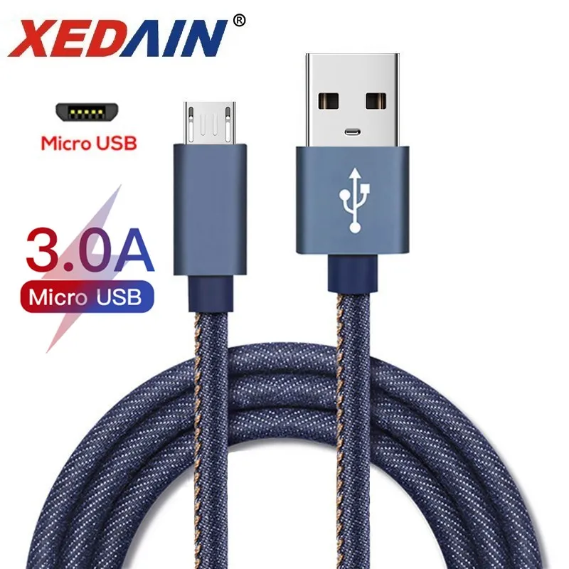 Кабель Micro USB для быстрой зарядки, кабель Micro USB 3A для samsung, huawei, Xiaomi, xiomi, iRedmi, зарядный кабель для телефона, шнур Microusb