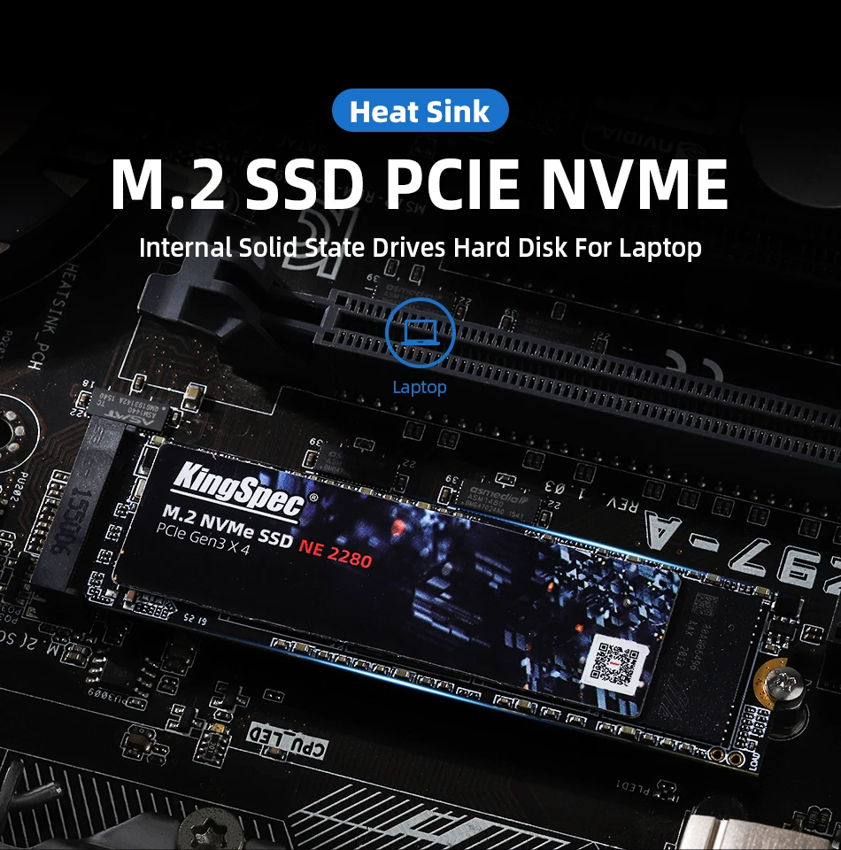 

Жесткий диск KingSpec M.2 SSD 120 ГБ 256 ГБ 512 ГБ 1 ТБ 2 ТБ SSD, M2 ssd m.2 NVMe PCIe SSD встроенный жесткий диск для ноутбуков и настольных ПК MSI hash