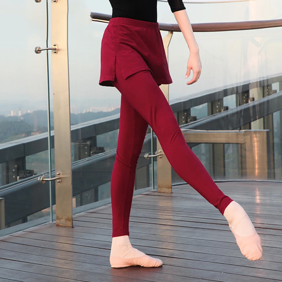 Балетная юбка брюки для тренировок шорты выступлений взрослых Мягкая танцев