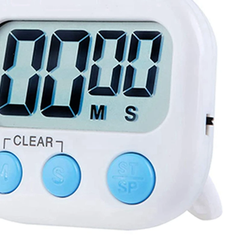 

4 Pcs Digital Kitchen Timer, Cooking Timers, Loud Alarm & 1 Pcs Large Linen Double Laundry Hamper