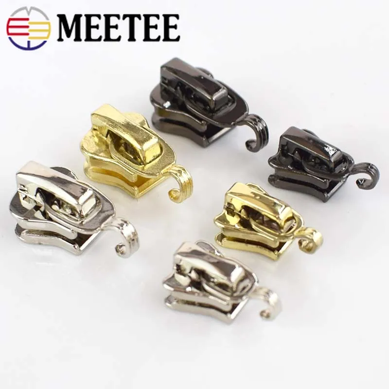 Meetee 20 шт. 3 #5 # металлические нейлоновые застежки для багажа одежда
