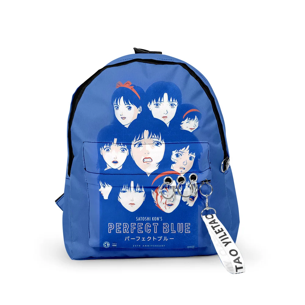 

New Novelty prefer blue School Bags Travel Bag Boys Girls Cute Small Bags 3D Print Oxford Waterproof Key Chain Notebook Backpack