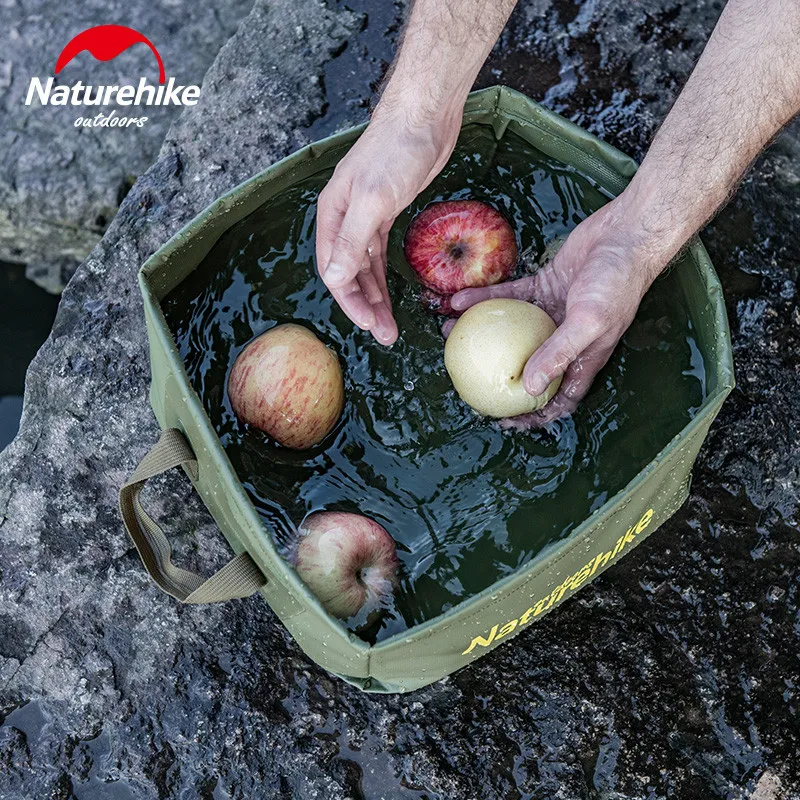 Складная квадратная раковина Naturehike большая емкость для ног из ПВХ ведро хранения