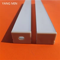 yangmin free shipping 2mpcs high quality square aluminum led profileled strip aluminum channel