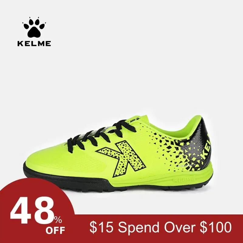 KELME/Размер 30-39, мужские футбольные бутсы для мальчиков и детей, футбольные бутсы TF, жесткие кроссовки, футбольные тренеры K98C